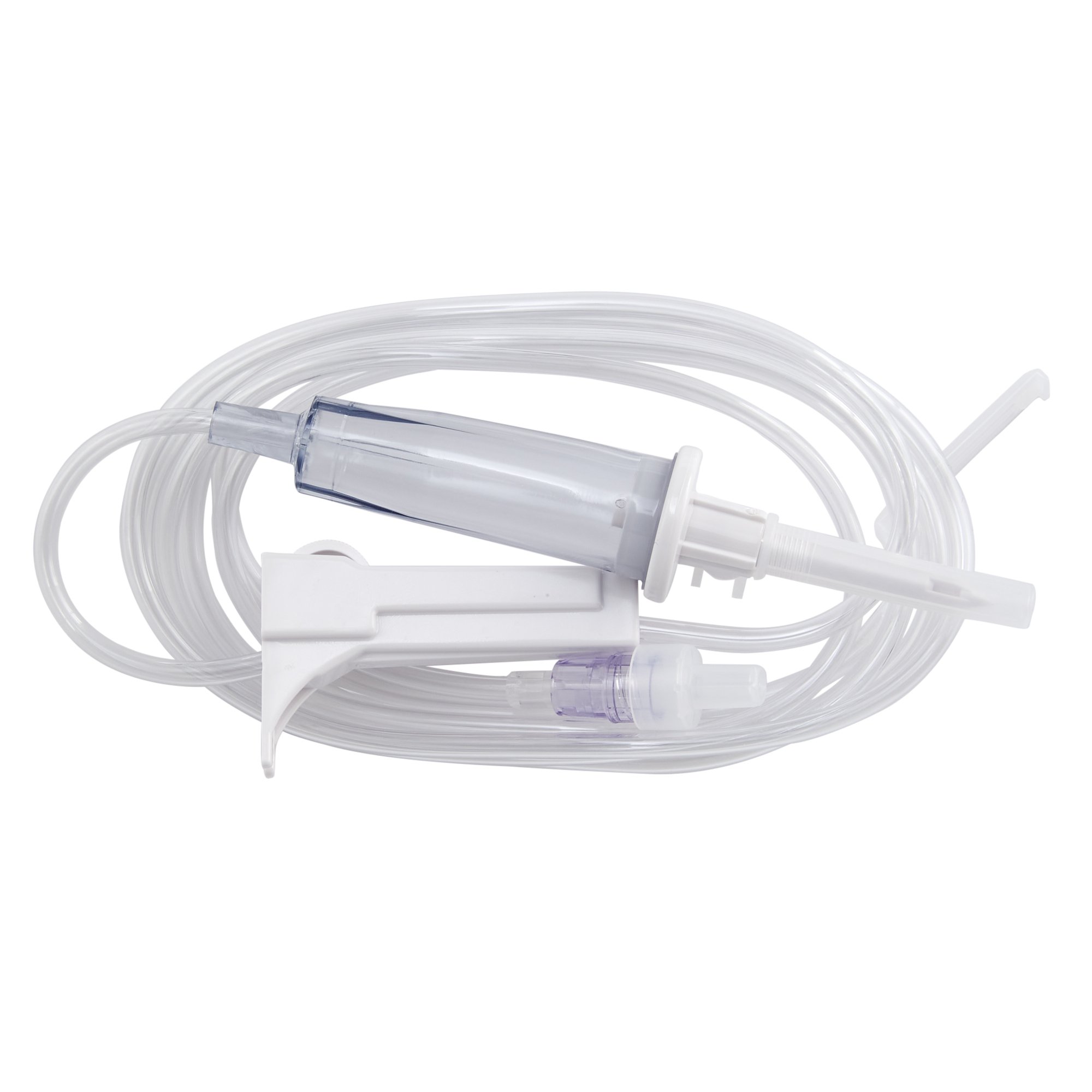 Set I.V. Administration Primary IV Administration Set BBraun™ Gravity Without Ports 15 Drops / mL Drip Rate Without Filter 79 Inch Tubing Solution Without Flow Regulator (1/EA 50/CS) by B Braun Medical, Inc.  ID V1402